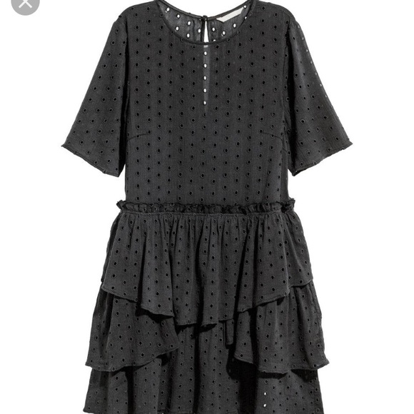 H&M Dresses & Skirts - H&M Ruffle Embroidered dress